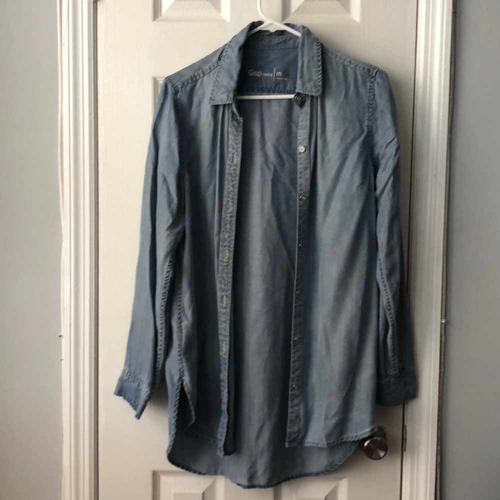 Gap Chambray oversized shirt